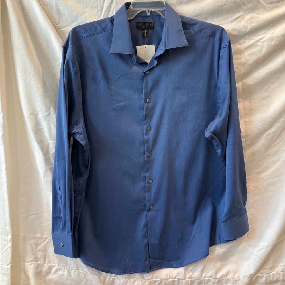 Alfani Classic Blue Dress‎ Shirt